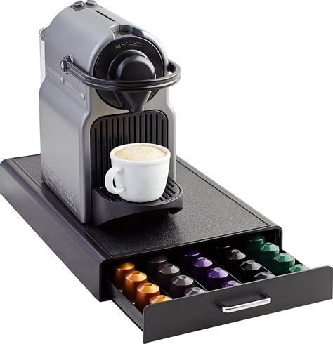 Amazon Basics Nespresso OriginalLine Coffee Pod with 1 Storage。